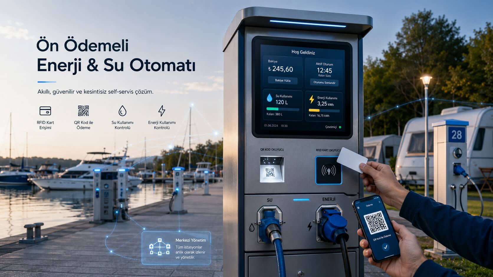 Ön Ödemeli Enerji ve Su Otomatı
