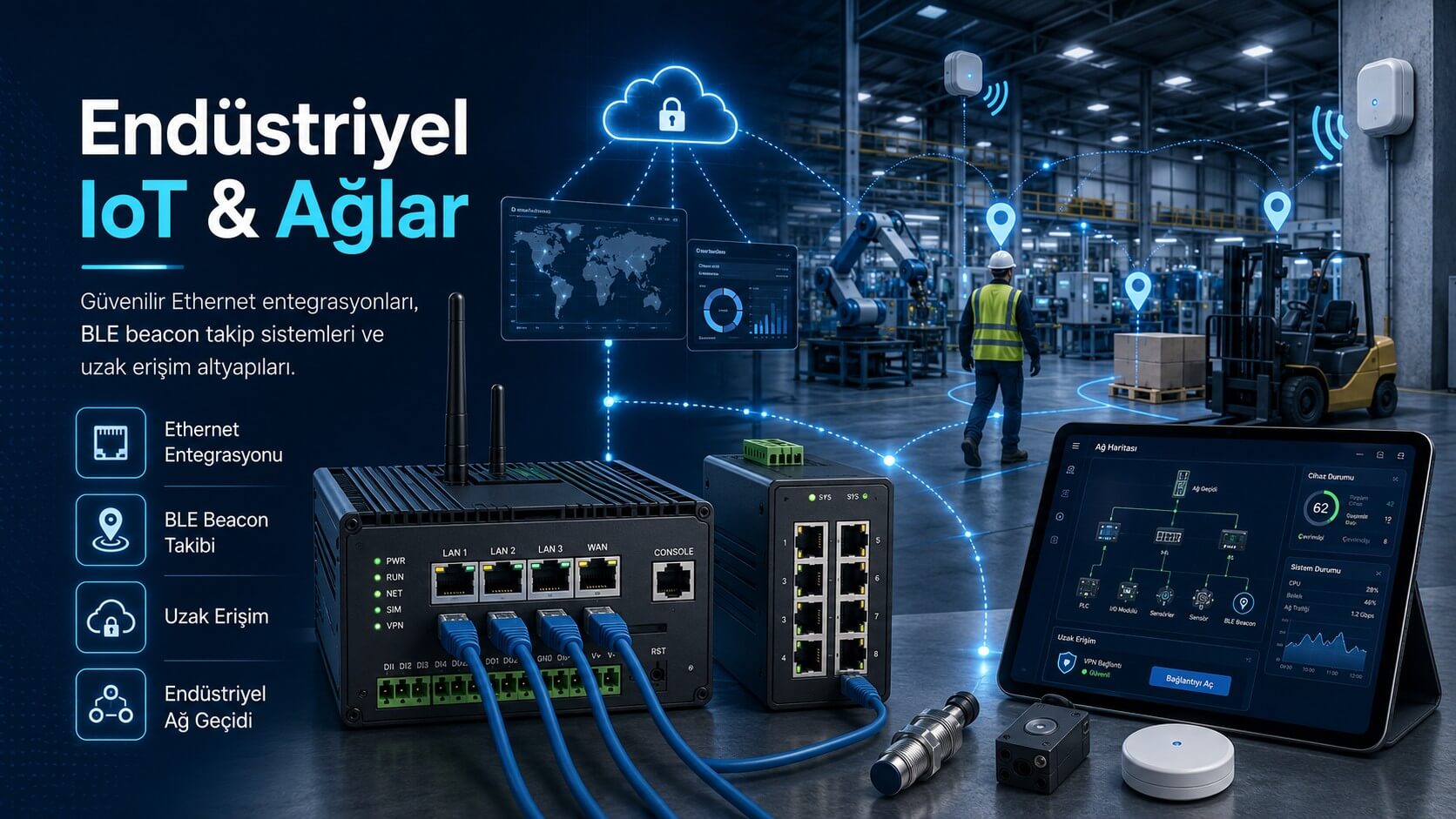 Endüstriyel IoT Projeler ve Kablosuz Haberleşme